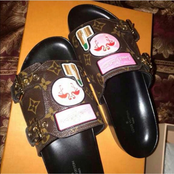 Louis Vuitton Shoes - Louis Vuitton World Tour Mules/Sandals